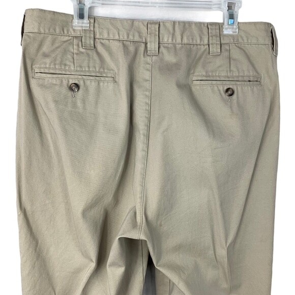 Sonoma Vintage Khaki Pants Men 36 X 30 Basic Cotton Flat Front - Picture 4 of 5